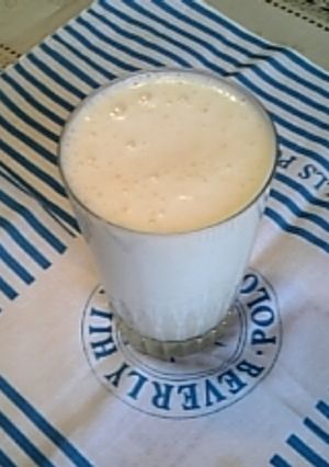 超簡単　果肉入り飲むヨーグルト風ドリンク-レシピのメイン写真