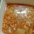 ゆうがおの鶏ひき肉あんかけ
