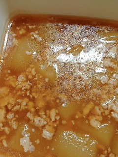 ゆうがおの鶏ひき肉あんかけ-レシピのメイン写真
