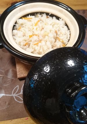 長谷園土鍋レシピ！！かやくごはん-レシピのメイン写真