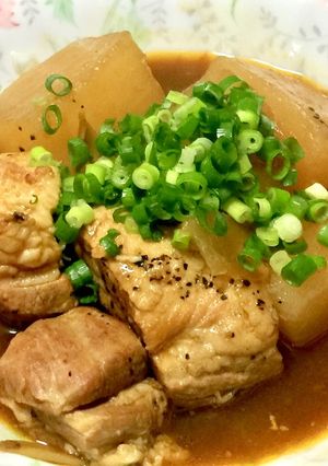 豚バラブロックと大根のカレー煮-レシピのメイン写真