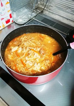 ダイエットに味噌味のデトックススープ-レシピのメイン写真