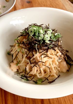 明太子とモッツァレラのパスタ-レシピのメイン写真