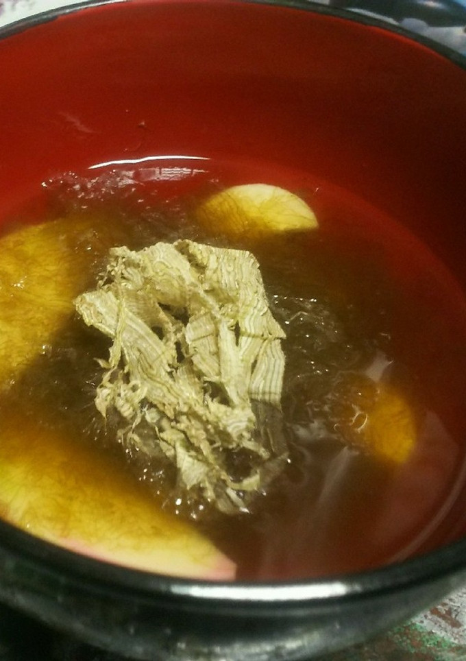 エリンギとかまぼこのとろろ昆布すまし汁-レシピのメイン写真