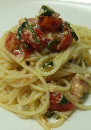 マンマのトマトとベーコンのパスタ-レシピのメイン写真