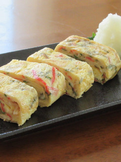 かにかまと青じその卵焼き-レシピのメイン写真