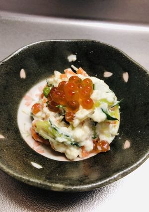 プチ贅沢★きゅうりといくらの白和え-レシピのメイン写真