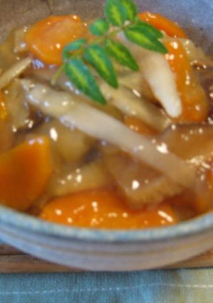 ★たっぷり根野菜とゆばのあんかけ蕎麦★-レシピのメイン写真
