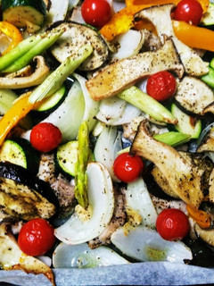 簡単☆鶏肉と野菜のオーブン焼き ヘルシー-レシピのメイン写真