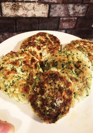 はんぺんと豆腐であおさチーズハンバーグ☆-レシピのメイン写真
