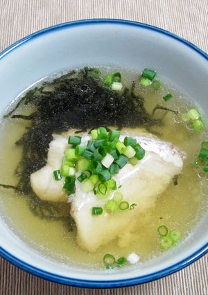 鯛のあらでスープストックとあら汁-レシピのメイン写真