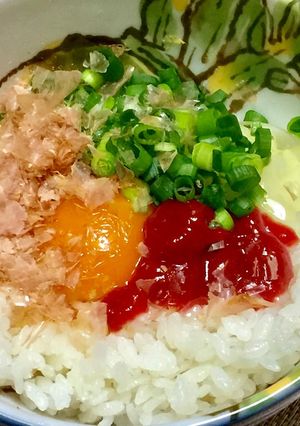 梅肉で卵かけご飯-レシピのメイン写真