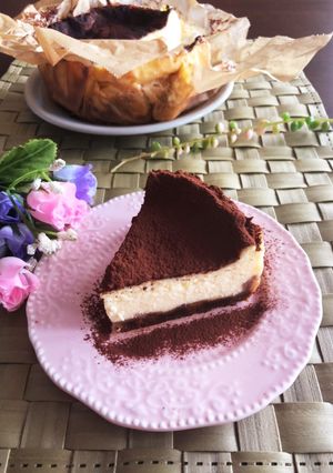バスク風チーズケーキ♡ティラミスバスチー-レシピのメイン写真