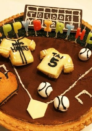 簡単、時短、野球場ケーキ☆-レシピのメイン写真