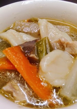 野菜たっぷり　すいとん-レシピのメイン写真