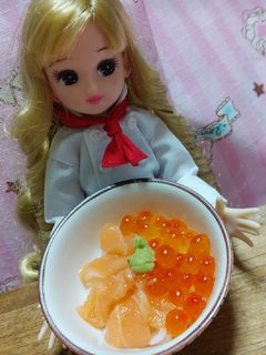 リカちゃん♡親子丼(海ver.)ꕤ*.゚-レシピのメイン写真