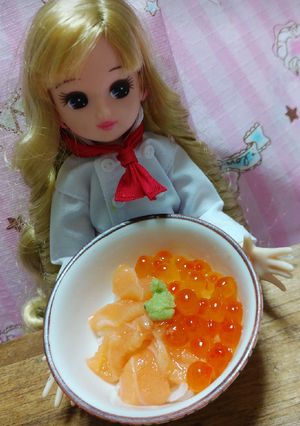 リカちゃん♡親子丼(海ver.)ꕤ*.ﾟ-レシピのメイン写真