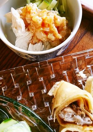 ササミ味噌ネギのせ-レシピのメイン写真
