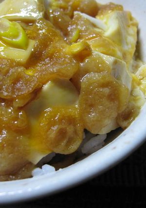 お手軽☆お豆腐と天かすの卵とじ丼-レシピのメイン写真