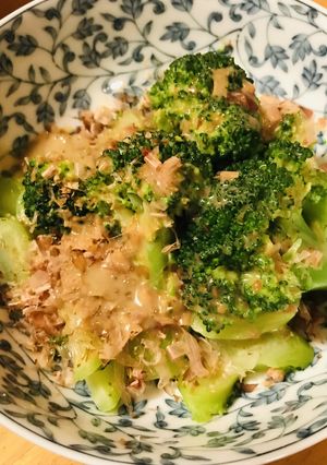 塩茹でブロッコリーのかつお節和え-レシピのメイン写真
