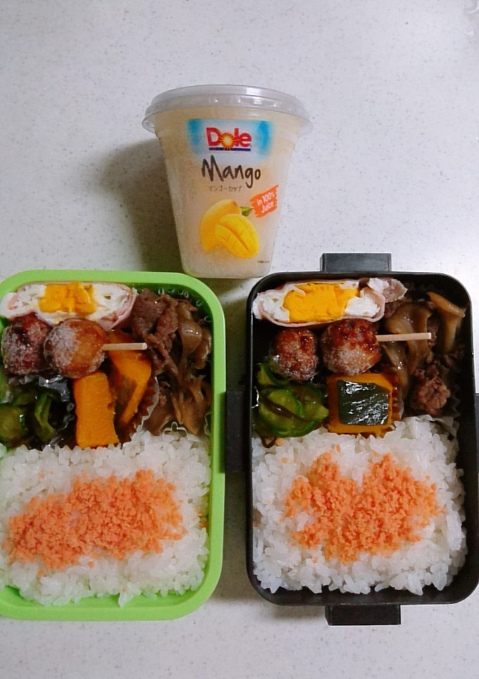 ☆高校生娘と私のお弁当☆96-レシピのメイン写真