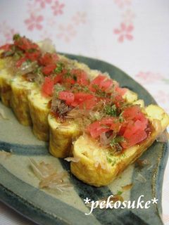 ふんわり玉子焼きdeお好み焼き風♪-レシピのメイン写真