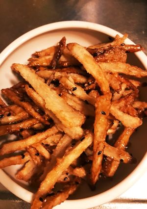 箸が止まらない!ごぼうの甘辛にんにく-レシピのメイン写真