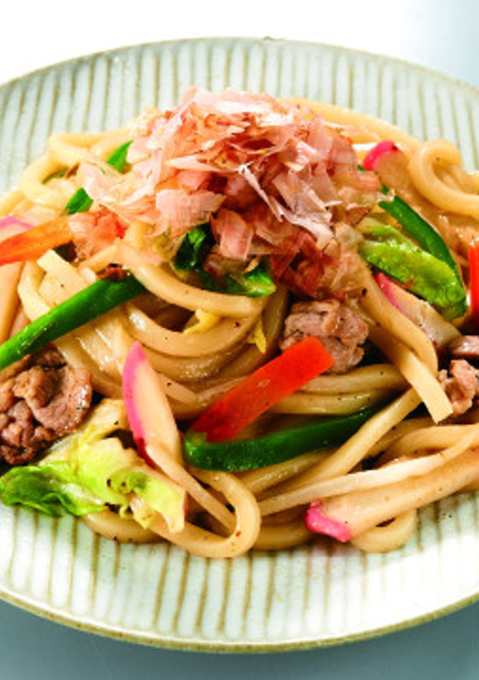 おだしで旨味ＵＰ！焼きうどん-レシピのメイン写真
