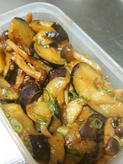 ★茄子としめじのスタミナ味噌炒め-レシピのメイン写真