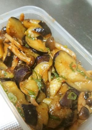 ★茄子としめじのスタミナ味噌炒め-レシピのメイン写真