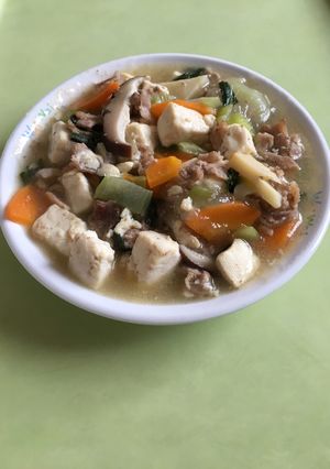 【保育園給食】豆腐の中華煮-レシピのメイン写真