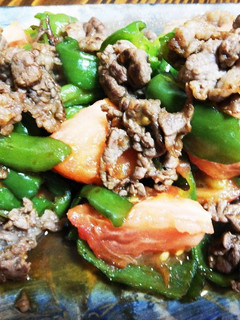 貴女風味で牛肉とピーマンのオイスター炒め-レシピのメイン写真
