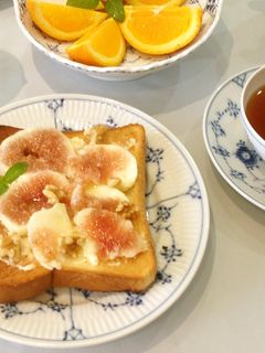 無花果のオープンサンド-レシピのメイン写真