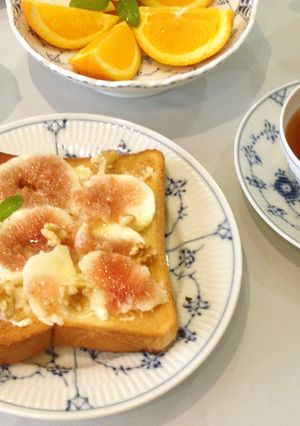 無花果のオープンサンド-レシピのメイン写真