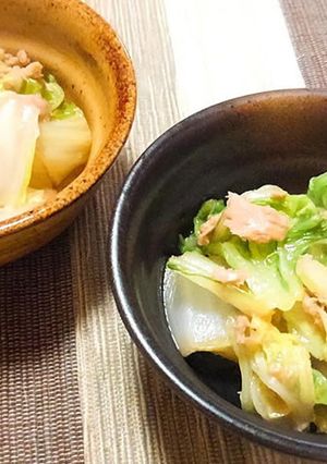 即席10分♪白菜とシーチキンの炊いたん-レシピのメイン写真