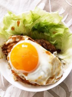 ちょー簡単とろとろ卵ロコモコ丼-レシピのメイン写真