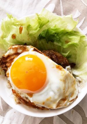 ちょー簡単とろとろ卵ロコモコ丼-レシピのメイン写真