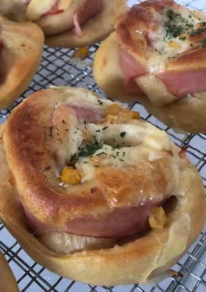 ハムパン 糖質オフ-レシピのメイン写真