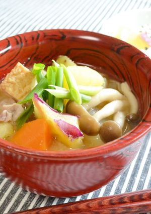 さつま芋入り具だくさん豚汁♪-レシピのメイン写真