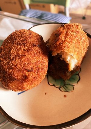 カレーなど残り物でとろっコロッケ-レシピのメイン写真