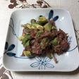 アボカドとコンビーフのレモンサラダ