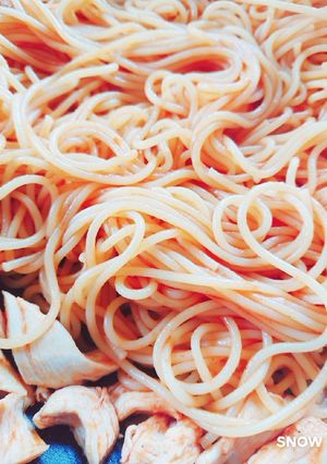 ささみの節約ナポリタン-レシピのメイン写真