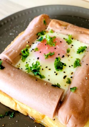 忙しい朝に!ギョニソでエッグトースト-レシピのメイン写真