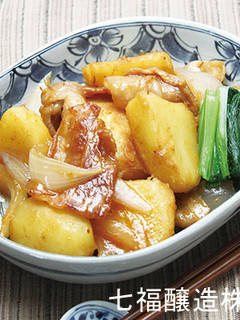 煮物だしで|じゃがいもと豚肉の味噌煮-レシピのメイン写真