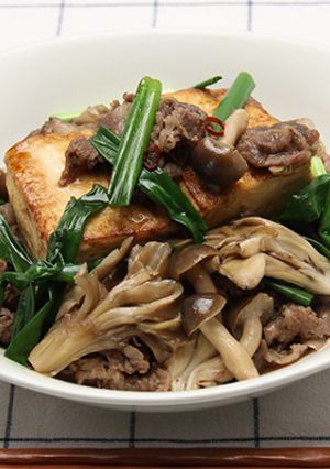 煮物だしで｜豆腐のすき煮-レシピのメイン写真