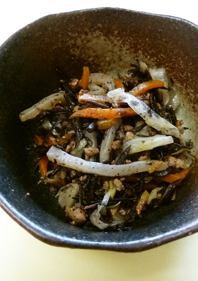 【学校給食】ひじきの甘辛炒め-レシピのメイン写真