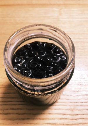 冷凍タピオカの黒蜜漬け-レシピのメイン写真