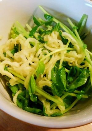 【凪めしレシピ】豆苗と切干大根のサラダ-レシピのメイン写真