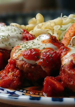 おからパウダーで糖質オフ！煮込ハンバーグ-レシピのメイン写真