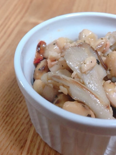 大豆ときのこのオリーブオイル煮-レシピのメイン写真